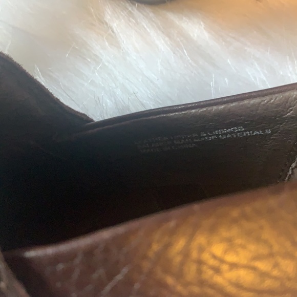 BORN Women’s Brown Leather Heeled Shoes - Picture 6 of 8